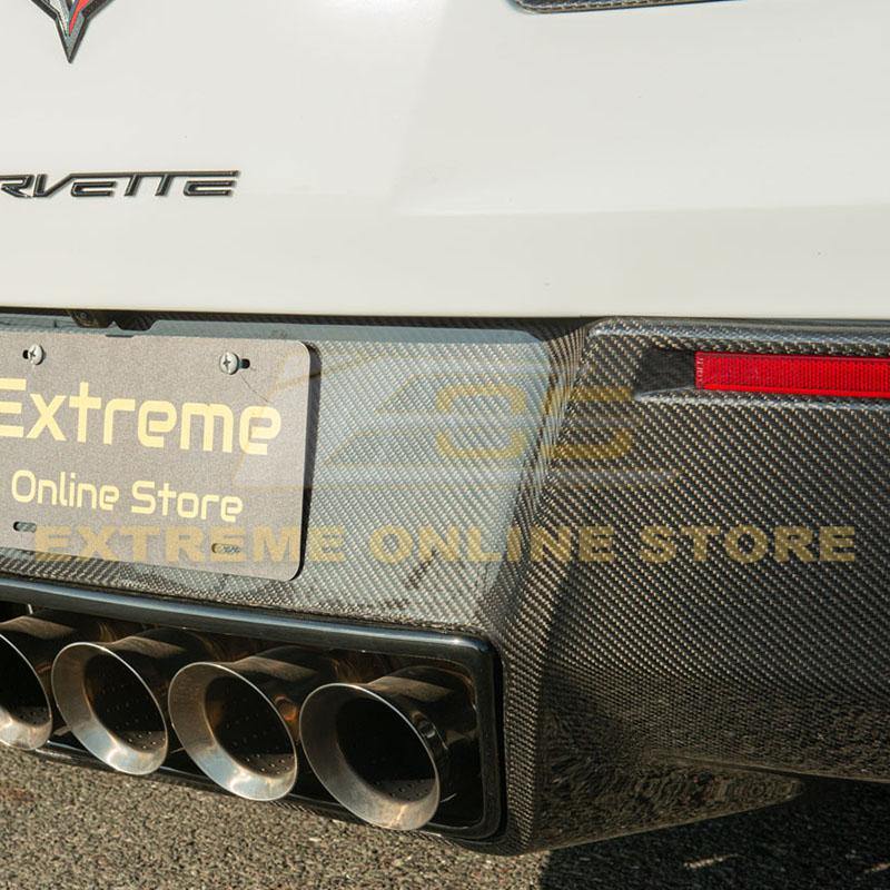 Corvette C7 DRY CARBON FIBER Rear Bumper Diffuser