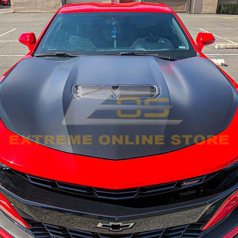 2019-24 Chevrolet Camaro Factory Style Dry Carbon Fiber Hood Vent