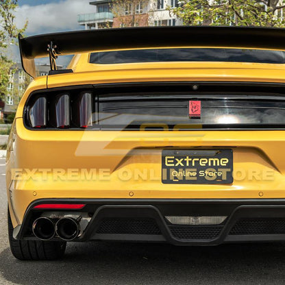 2015-23 Ford Mustang GT500 Track Pack Style DRY CARBON FIBER Rear Spoiler High Wing