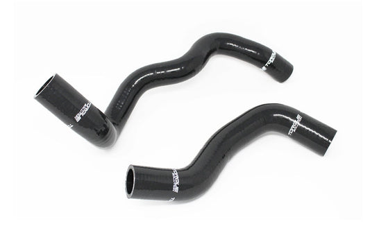 Torque Solution Silicone Radiator Hose Kit Black - 2016-2018 Ford Focus RS