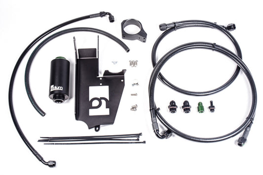 Radium Fuel Hanger Plumbing Kit Stainless Filter - 2001-2007 Mitsubishi EVO 7-9