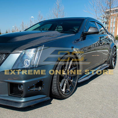 2009-15 Cadillac CTS-V Carbon Fiber Front Splitter & Side Skirts