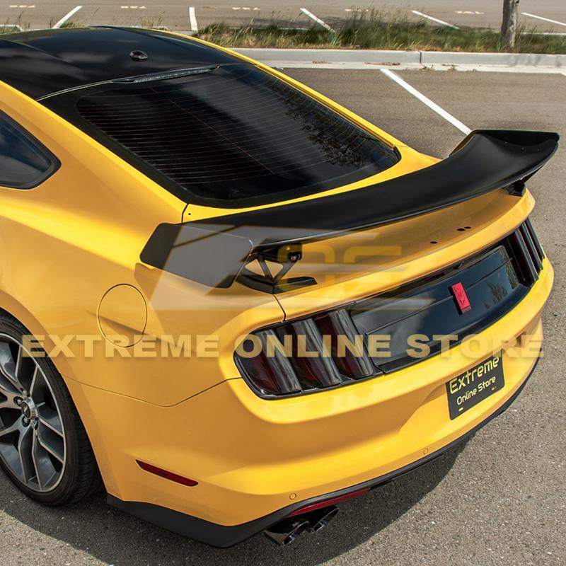 2015-23 Ford Mustang GT500 Track Pack Style DRY CARBON FIBER Rear Spoiler High Wing