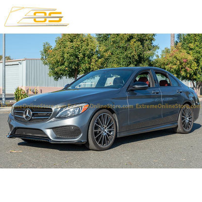 2015-18 Mercedes-Benz C-Class W205 AMG Carbon Fiber Front Splitter Lip