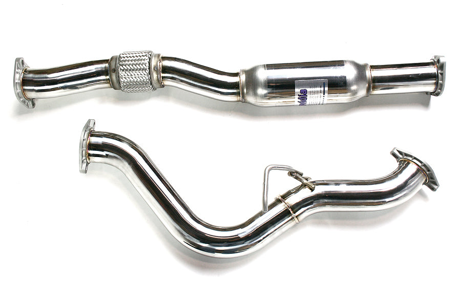 Invidia Q300 Quad Tipped Cat Back Exhaust - Stainless Steel Tips - 2008-2014 Subaru STI Hatchback / 2011-2014 WRX Hatchback