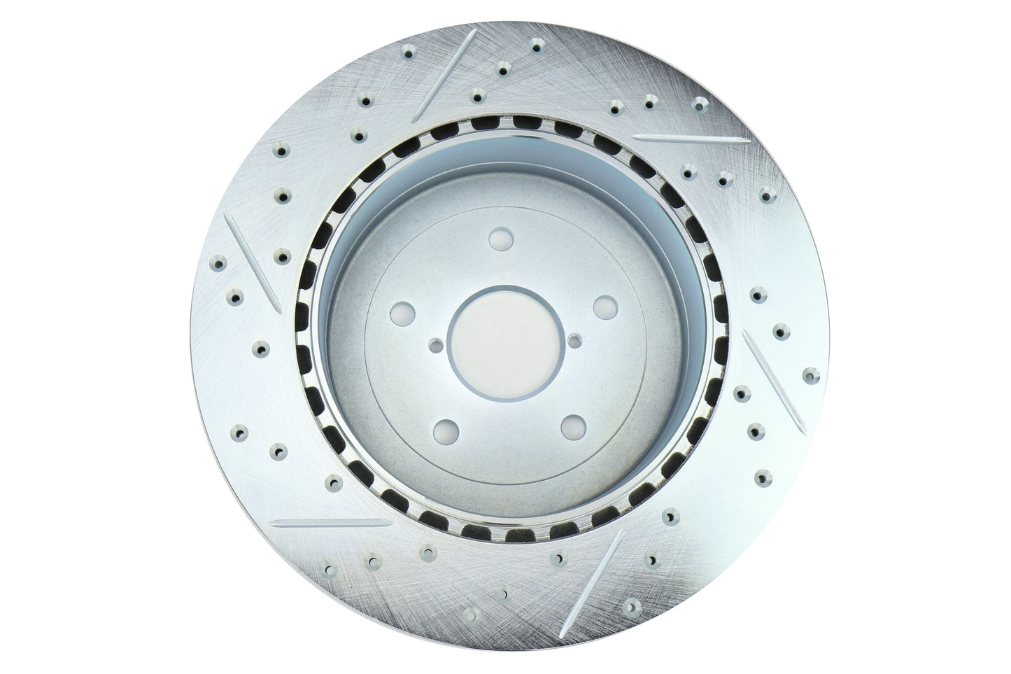 Stoptech C-Tek Sport Drilled and Slotted Rotor Single Rear Left - 2005-2007 Subaru STI