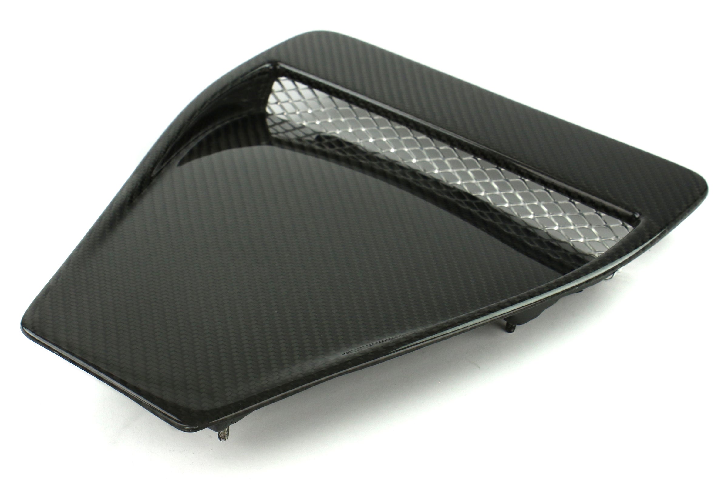 Seibon Carbon Fiber OE Style Hood Scoop - 2008-2015 Mitsubishi Evo X