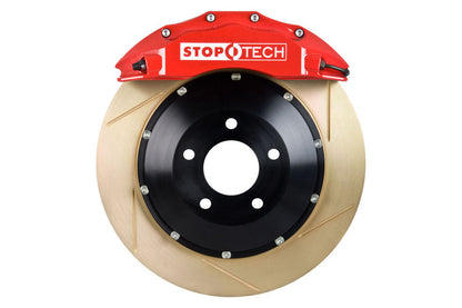 Stoptech ST-60 Big Brake Kit Front 355mm Red Zinc Slotted Rotors - 2005-2017 Subaru STI
