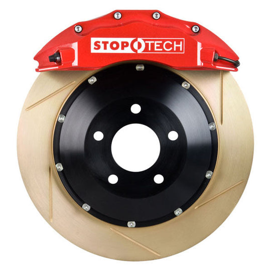 Stoptech ST-60 Big Brake Kit Front 355mm Red Zinc Slotted Rotors - 2005-2017 Subaru STI