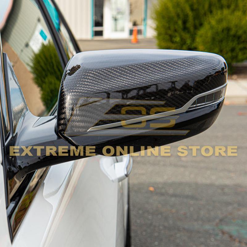 2020-25 Cadillac CT5 DRY Carbon Fiber Mirror Covers