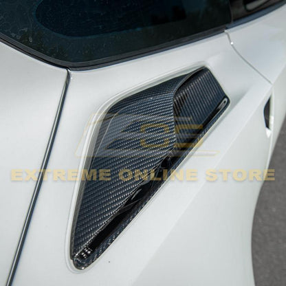 Corvette C7 DRY CARBON FIBER Rear Quarter Intake Vents