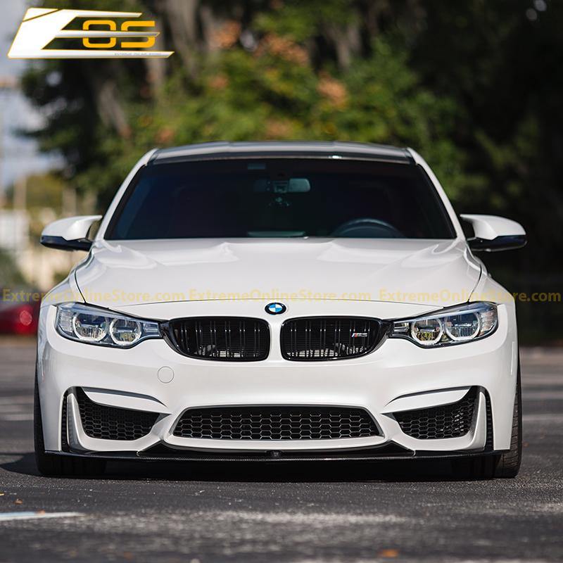 2015-20 BMW F82 M4 Carbon Fiber Front Splitter W/ Side Skirts
