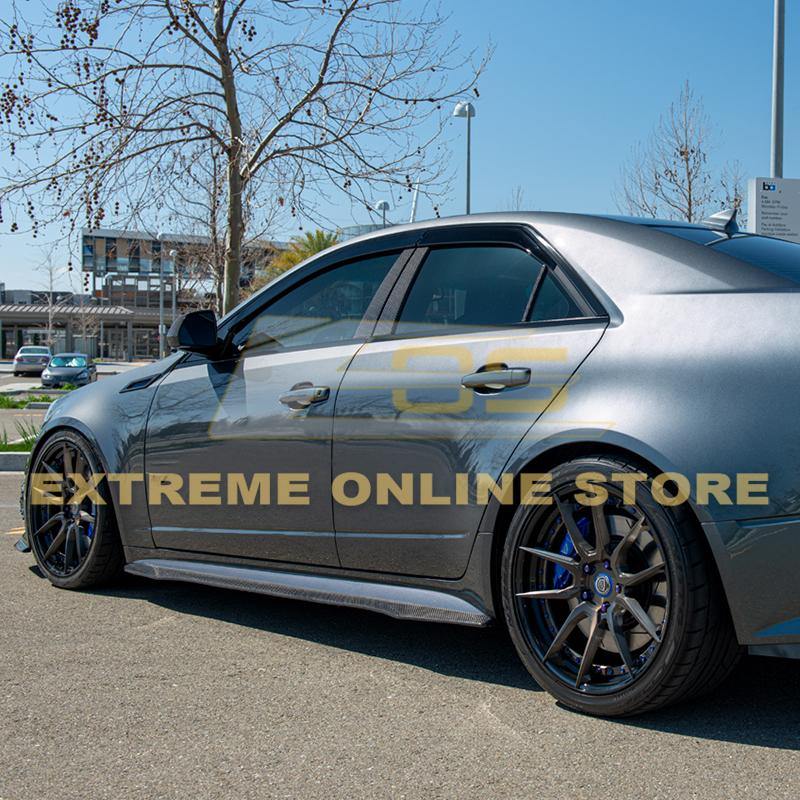 2009-15 Cadillac CTS-V Sedan / Wagon Carbon Fiber Side Skirts