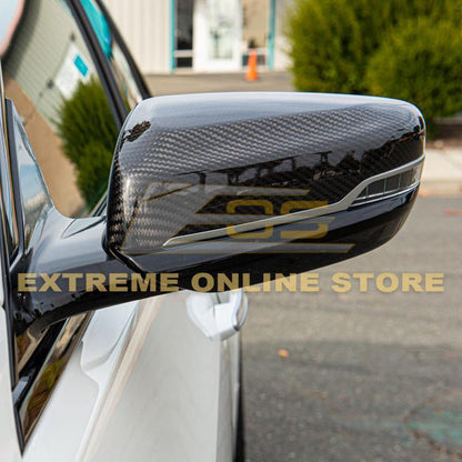 2016-19 Cadillac CTS | CTS-V DRY Carbon Fiber Mirror Covers