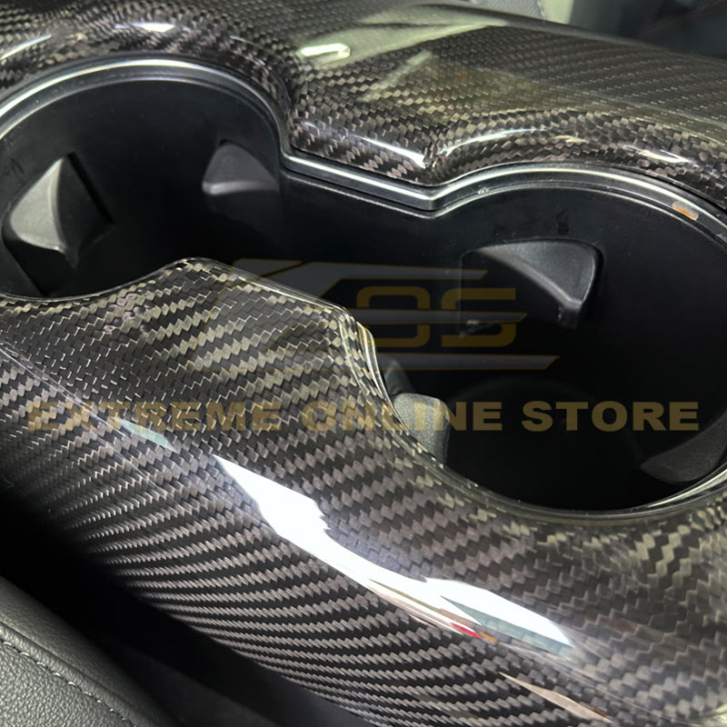 2020-Up Toyota Supra Carbon Fiber Center Console Panel Cover
