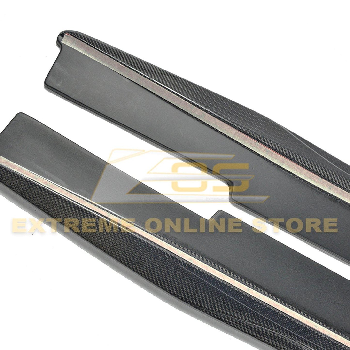 2016-19 Cadillac CTS-V Carbon Fiber Front Splitter Wheel Arch& Side Skirts Rockerst