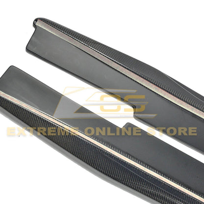 2016-19 Cadillac CTS-V Carbon Fiber Front Splitter Wheel Arch& Side Skirts Rockerst