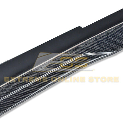 2016-19 Cadillac CTS-V Carbon Fiber Front Splitter Wheel Arch& Side Skirts Rockerst