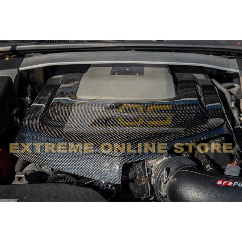2009-15 Cadillac CTS-V Dry Carbon Fiber Front Engine Cover