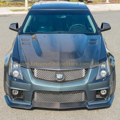 2009-15 Cadillac CTS-V Carbon Fiber Front Splitter & Side Skirts