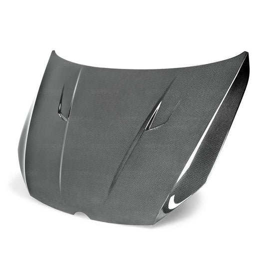 Seibon Carbon Fiber TM-Style Hood - Volkswagen Models (inc. 2015-2019 GTI / 2016-2019 Golf R)
