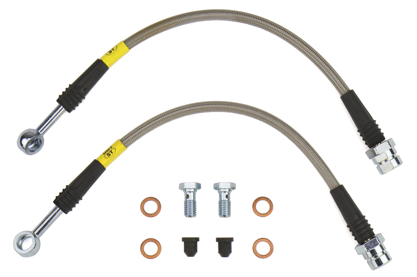 Stoptech Stainless Steel Brake Lines Rear - Volkswagen Models (inc. 2015-2019 GTI PP / 2016-2019 Golf R)
