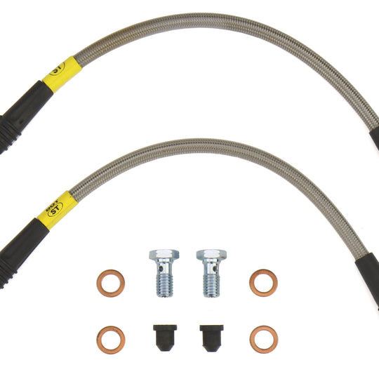 Stoptech Stainless Steel Brake Lines Rear - Volkswagen Models (inc. 2015-2019 GTI PP / 2016-2019 Golf R)