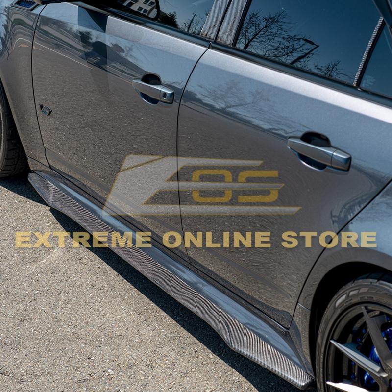 2009-15 Cadillac CTS-V Carbon Fiber Front Splitter & Side Skirts