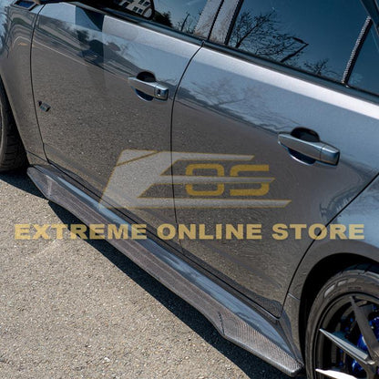 2009-15 Cadillac CTS-V Carbon Fiber Front Splitter & Side Skirts