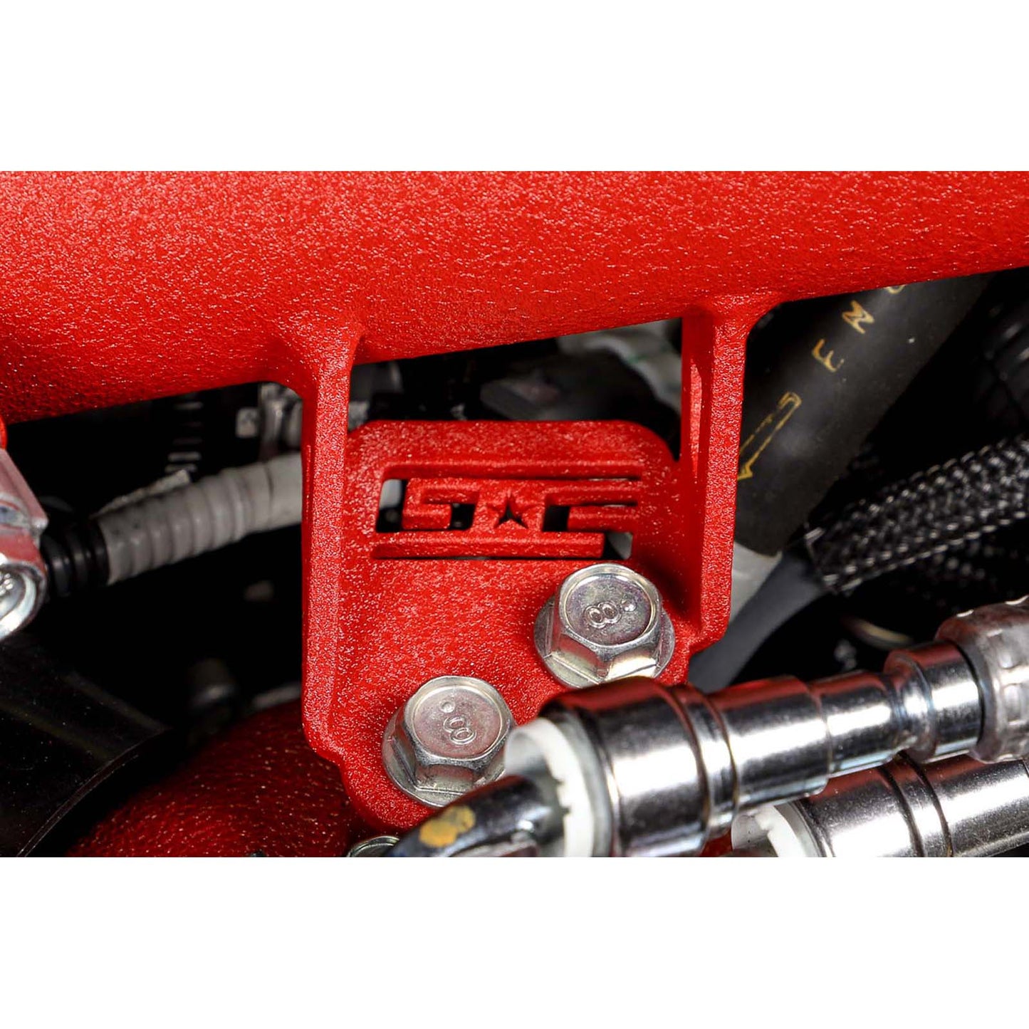 GrimmSpeed Front Mount Intercooler Kit Silver Core w/ Red Piping - 2015-2021 Subaru WRX