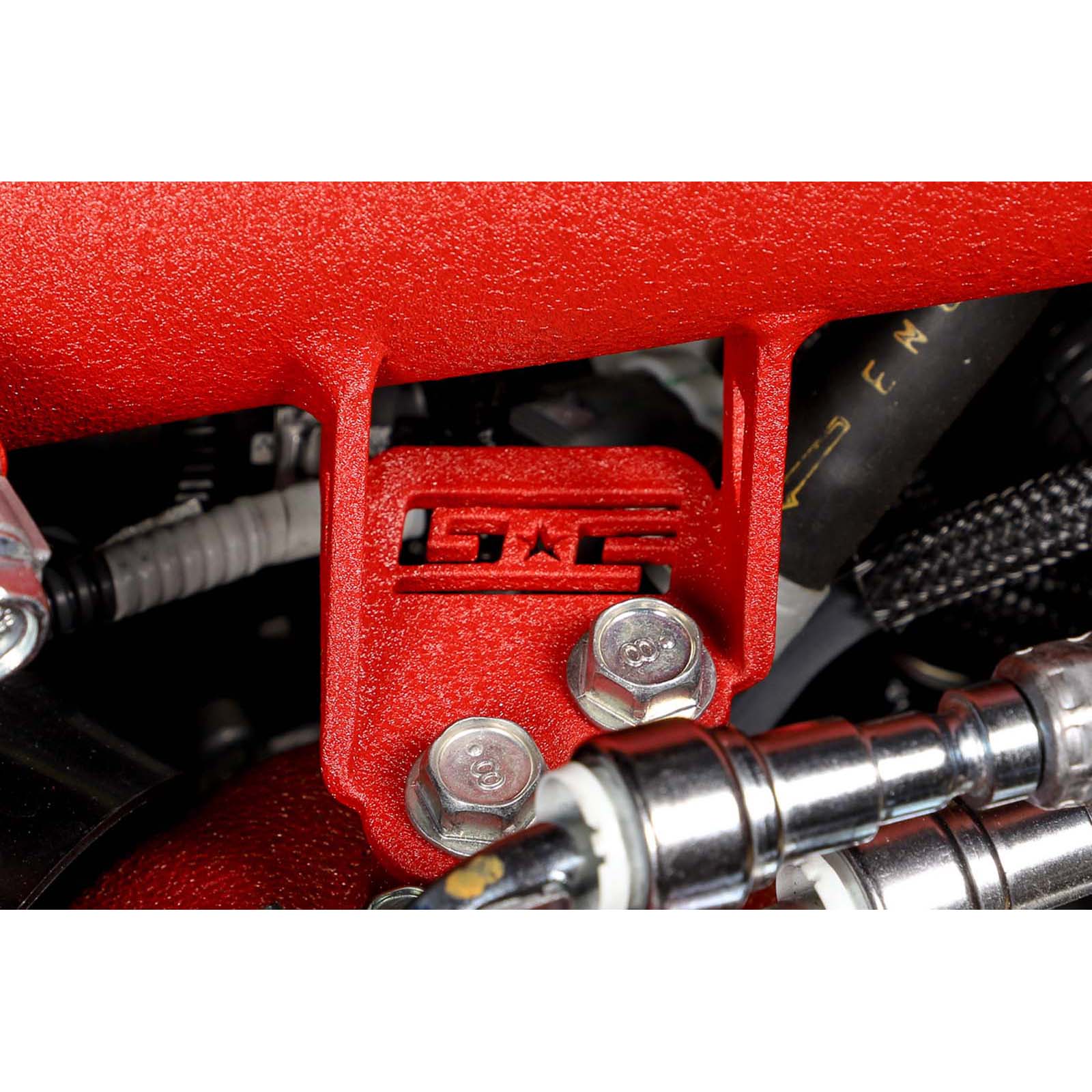 GrimmSpeed Front Mount Intercooler Kit Silver Core w/ Red Piping - 2015-2021 Subaru WRX