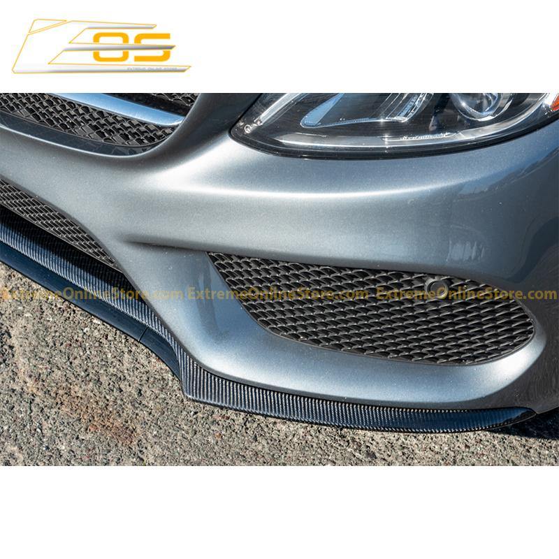 2015-18 Mercedes-Benz C-Class W205 AMG Carbon Fiber Front Splitter Lip