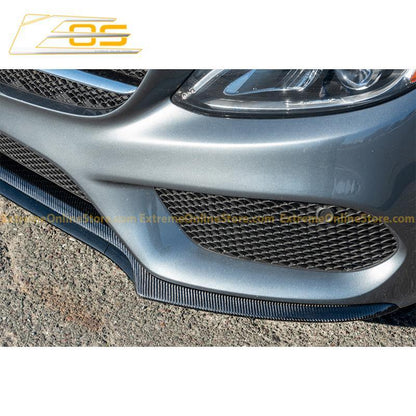 2015-18 Mercedes-Benz C-Class W205 AMG Carbon Fiber Front Splitter Lip