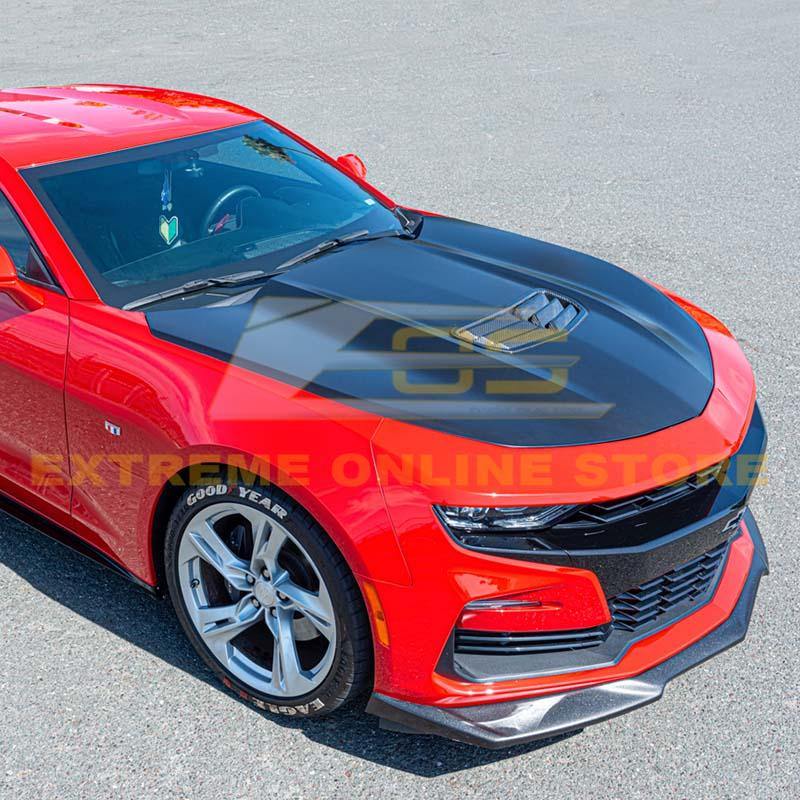 2019-24 Chevrolet Camaro Factory Style Dry Carbon Fiber Hood Vent