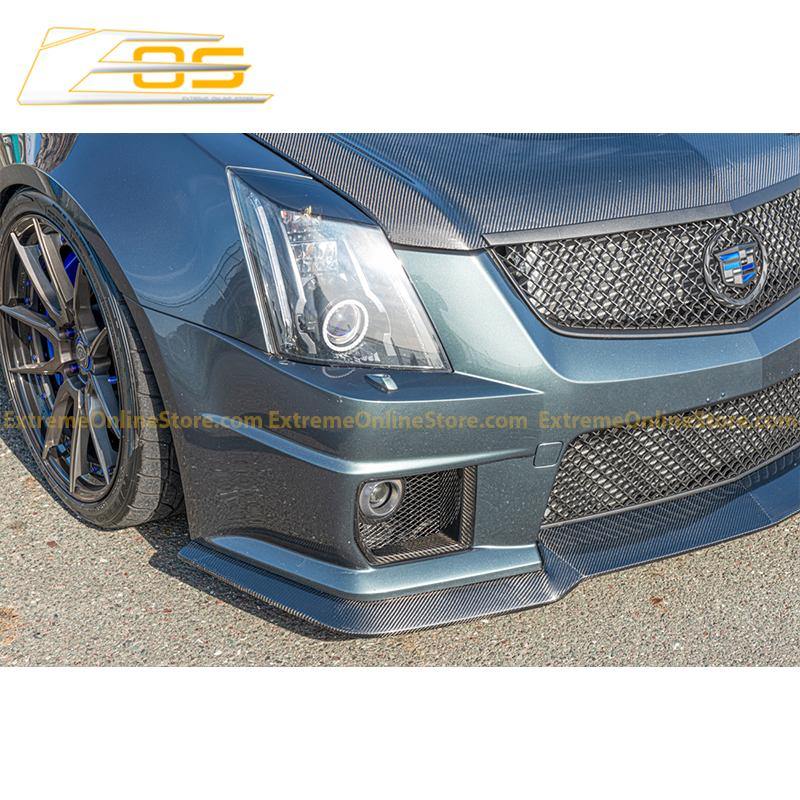 2009-15 Cadillac CTS-V Carbon Fiber Front Splitter & Side Skirts