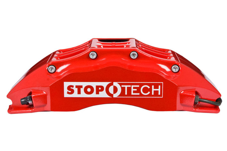 Stoptech ST-60 Big Brake Kit Front 355mm Red Zinc Slotted Rotors - 2005-2017 Subaru STI