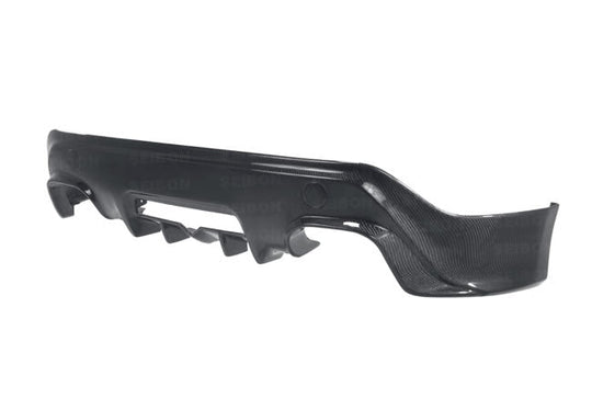 Seibon Carbon Fiber TB Style Rear Lip - 2013-2014 Scion FR-S / Subaru BRZ