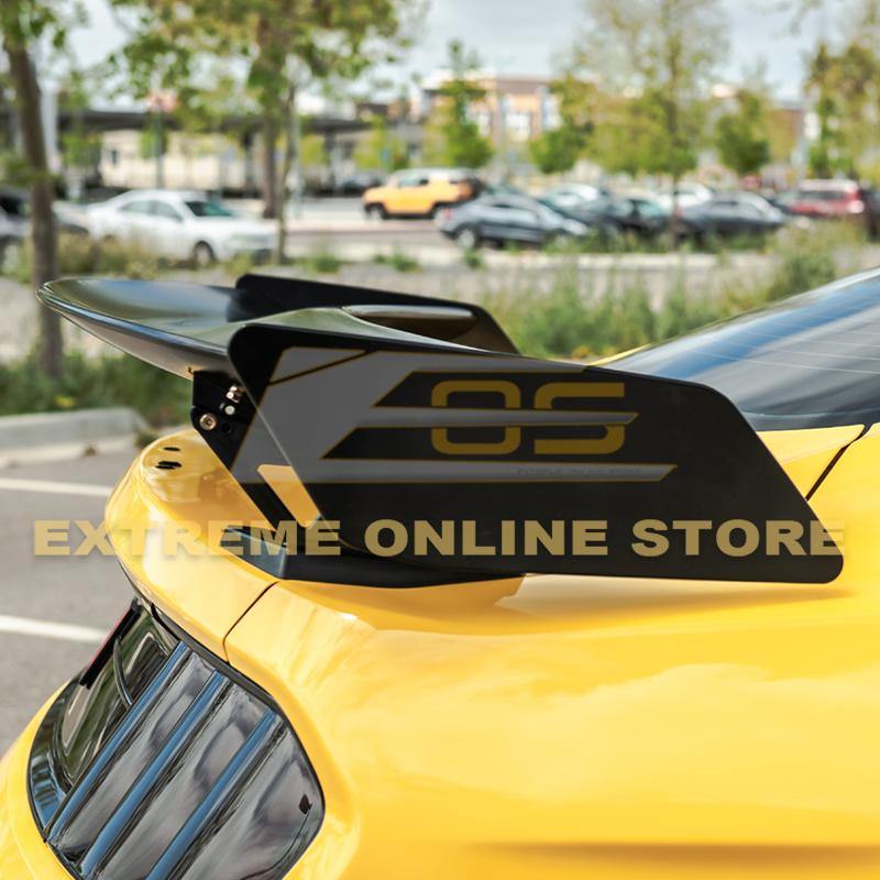 2015-23 Ford Mustang GT500 Track Pack Style DRY CARBON FIBER Rear Spoiler High Wing