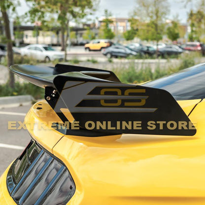 2015-23 Ford Mustang GT500 Track Pack Style DRY CARBON FIBER Rear Spoiler High Wing
