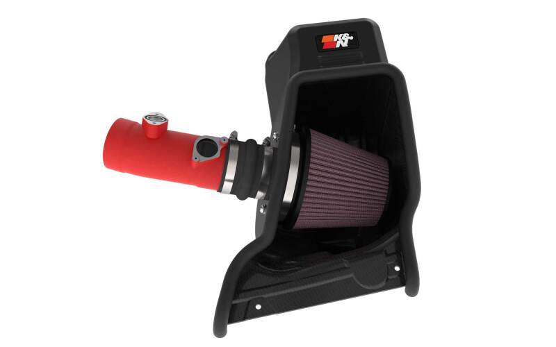 K&N Performance Air Intake System (Wrinkle Red) – 2023-2025 Honda Civic Type R (FL5)