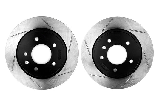 Stoptech Slotted Rear Rotor Pair - 2004-2013 Mazda 3