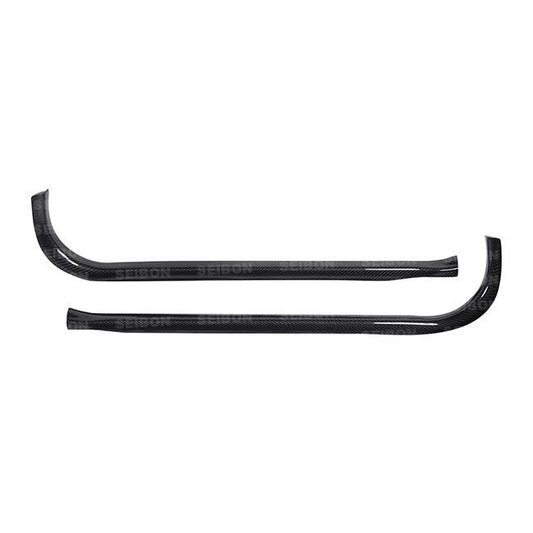 Seibon Carbon Fiber Door Sill Trim - 2009-2010 Nissan GT-R