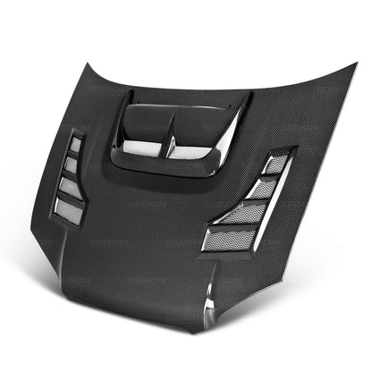 Seibon Carbon Fiber CW Style Hood - 2004-2005 Subaru WRX / STI