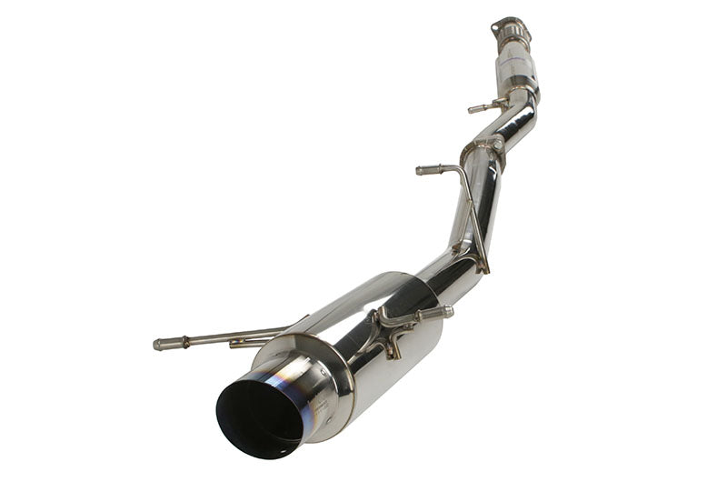 Invidia N1 Single Exit Cat Back Exhaust - Titanium Tip - 2002-2007 Subaru WRX/STI