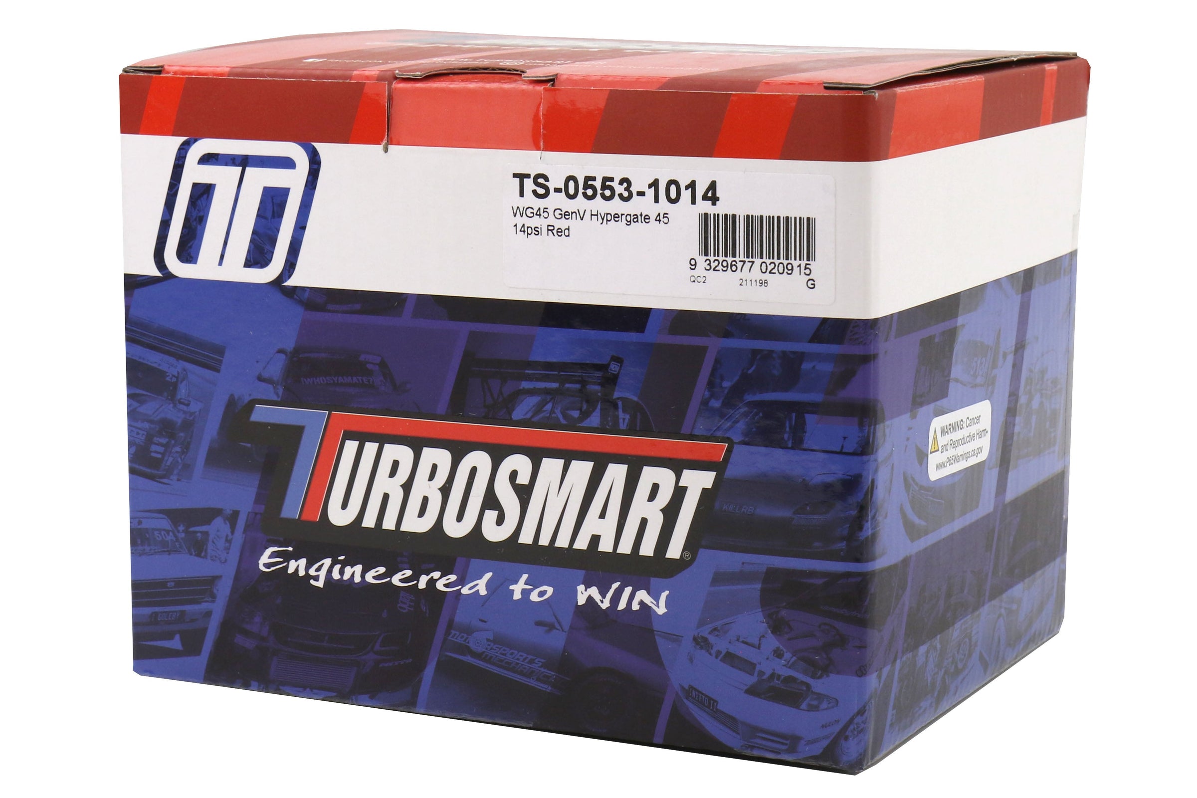Turbosmart WG45 GenV Hyper-Gate 45mm 14psi Red