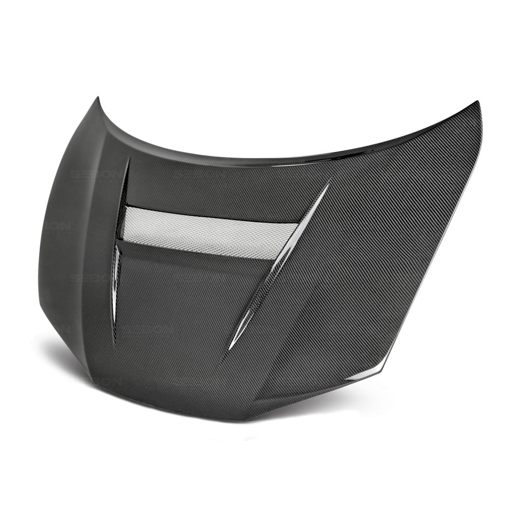 Seibon Carbon Fiber VSII-Style Hood - 2014-2015 Honda Civic Coupe