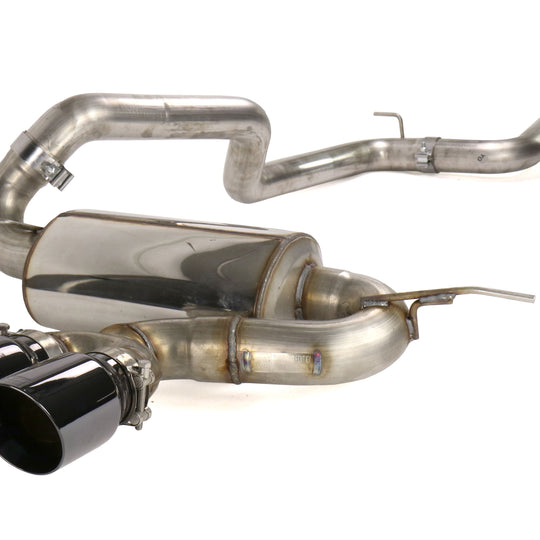 AWE Touring Edition Resonated Cat-Back Exhaust (Diamond Black Tip) - 2013-2018 Ford Focus ST