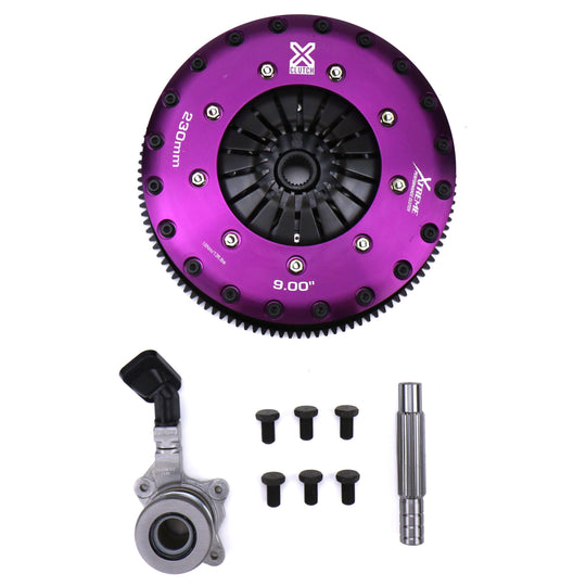 XClutch Clutch 9 Inch Twin Sprung Organic Clutch Kit - 2013-2018 Ford Focus ST