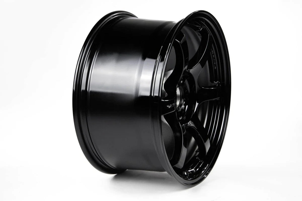 Rays Gram Lights 57DR Glass Black 18x9.5 +38mm 5x114.3 (Single Wheel) - 2015-2024 Subaru WRX / 2015-2021 STI / 2019-2024 Forester