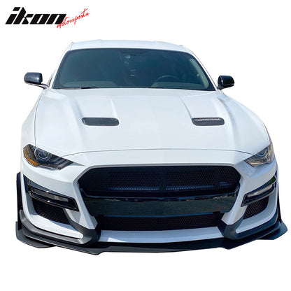 2018-2023 Mustang GT500 Style Painted Front Bumper Cover Conversion